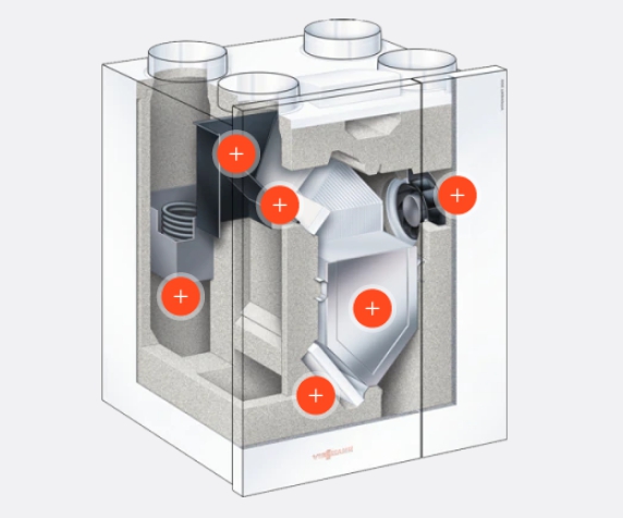 Установка вентиляционная VIESSMANN Vitovent 300-W Приточно-вытяжные системы #2